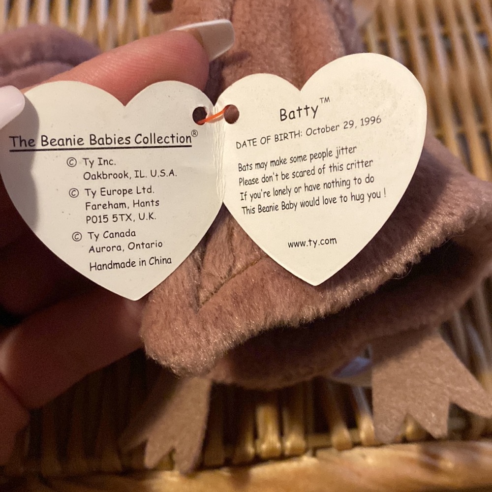 Rare collection beanie baby “Batty” - Picture 4 of 6